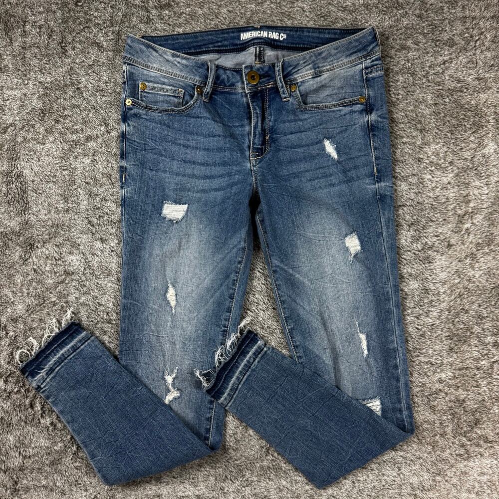 American Rag CIE Skinny Distressed Jeans Women's 5